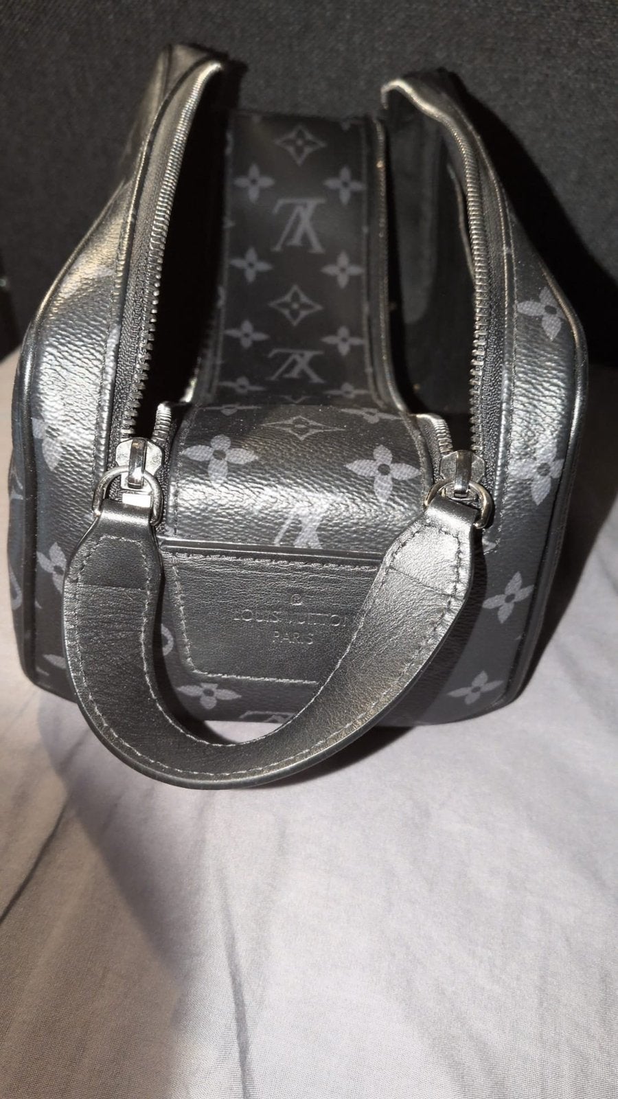 louis vuitton toilettas heren, Ophalen of Verzenden, Zo goed als nieuw, Zwart