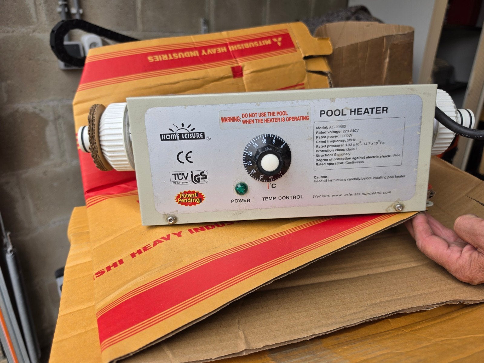 Home Leisure Zwembadverwarming - 3000W Heater, Ophalen of Verzenden