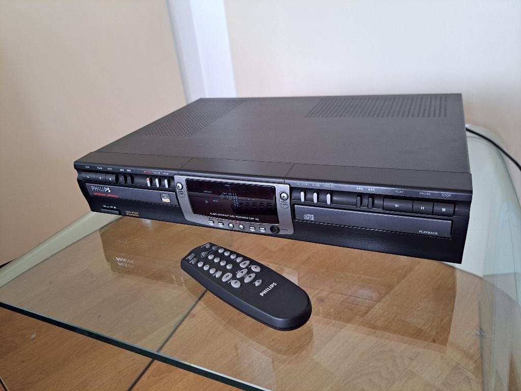 Philips CDR765 cd speler/recorder, Ophalen of Verzenden, Gebruikt, Philips