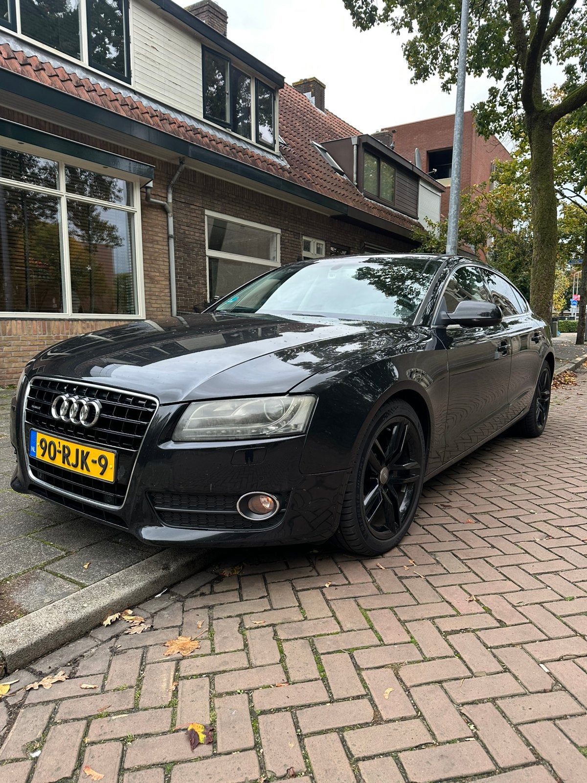 Audi A5 3.2 Tfsi 195KW Sportback QT S-tr 2010 Zwart, Auto's, Audi, Automaat, 4 stoelen, Zwart, 11 km/l