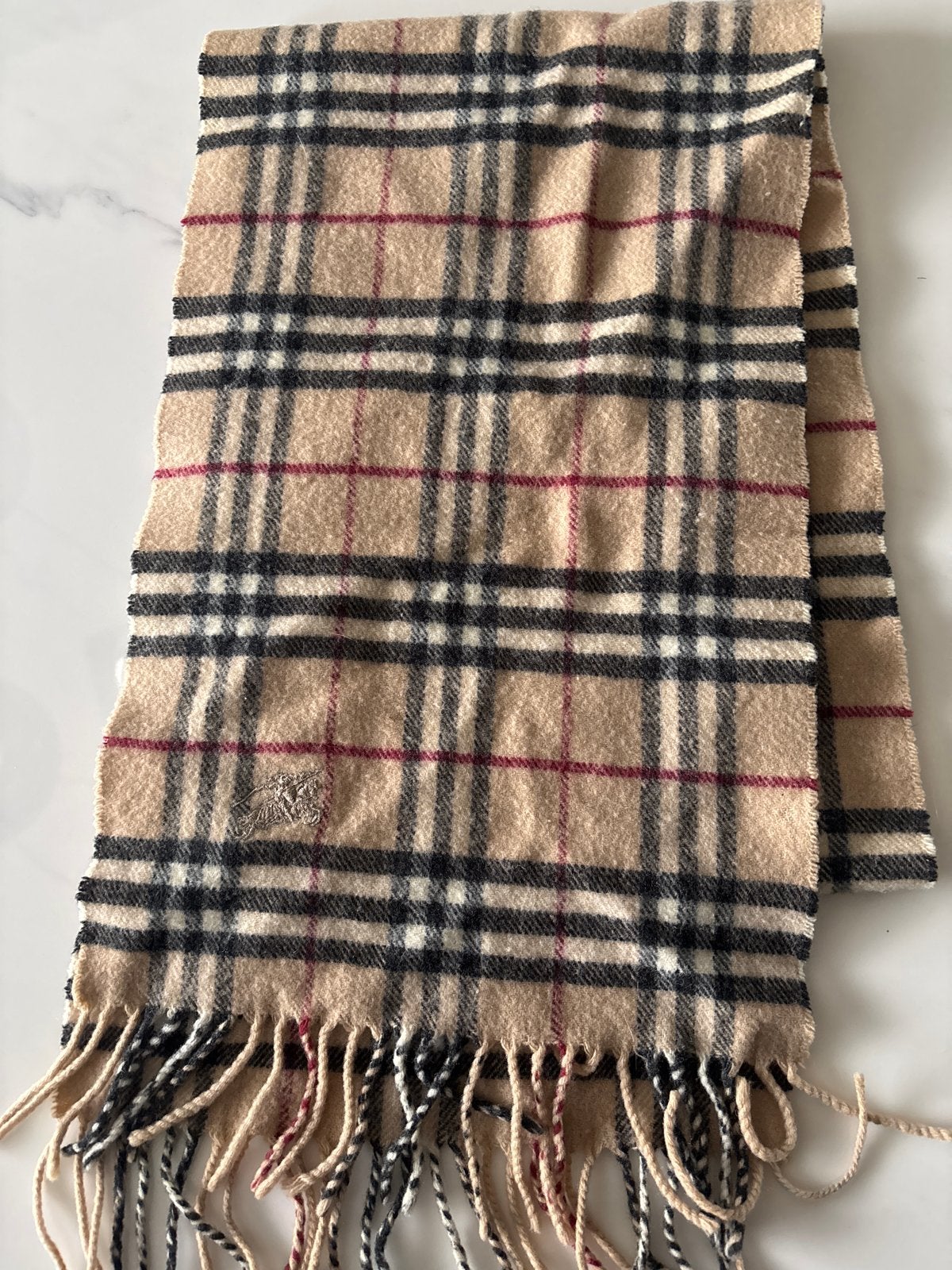Originele Burberry sjaal - Gedragen, Ophalen of Verzenden, Gedragen, Sjaal