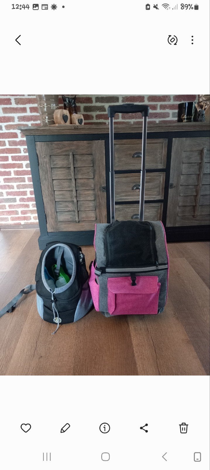 Hondentrolley en hondenrugzak, Dieren en Toebehoren, Ophalen of Verzenden