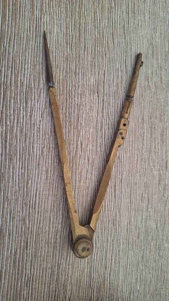 Messing passer, Ophalen of Verzenden, Koper