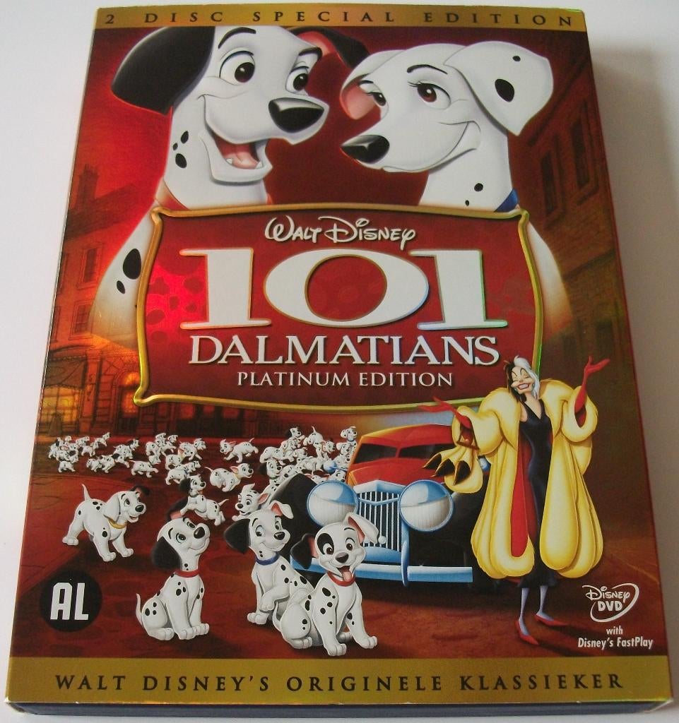 Dvd *** 101 DALMATIANS *** 2-Disc Boxset Walt Disney, Avontuur, Alle leeftijden, Ophalen of Verzenden, Zo goed als nieuw