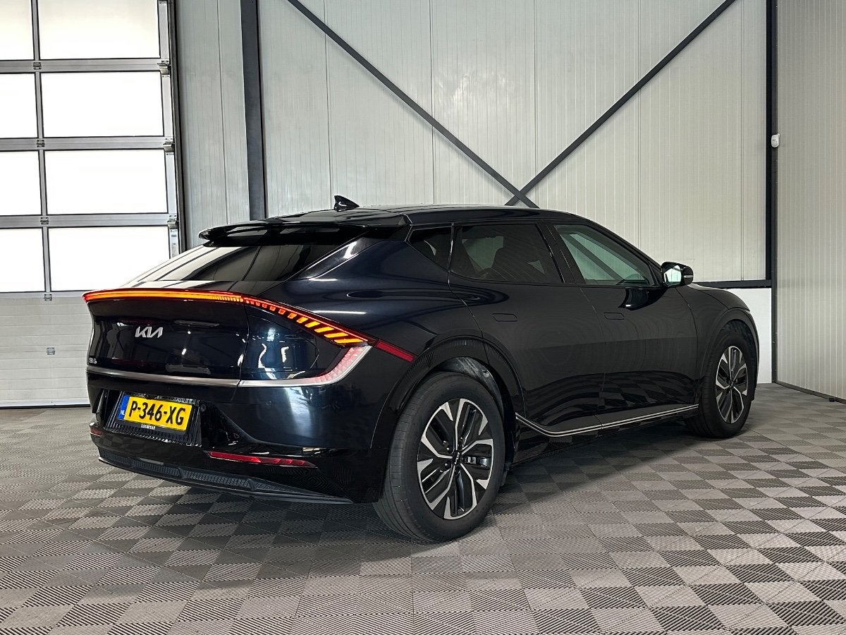 Kia EV6 Plus 77.4kWh | SOH 92% | Leer | Navi | Camera, Automaat, 228 pk, Gebruikt, Blauw