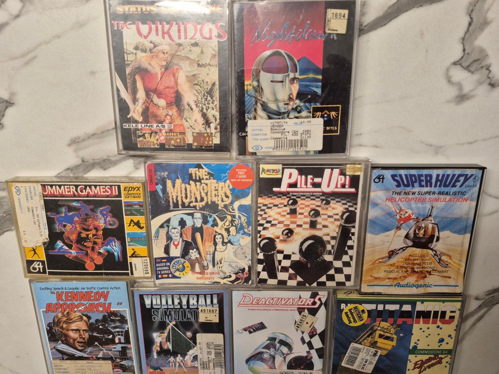 diverse  Commodore 64 Spellen C64 grote kassette, Spelcomputers en Games, Gebruikt, Overige genres, 1 speler, Eén computer