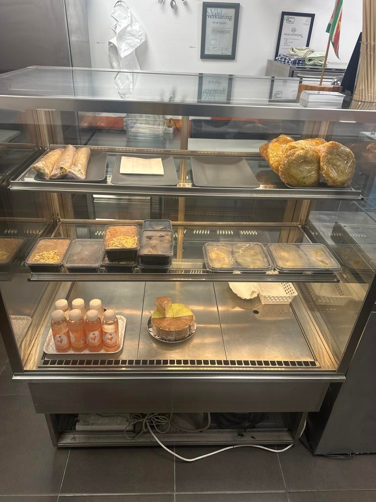 Ake Ideal Professionele Koelvitrine gebaksvitrine, Ophalen, Gebruikt, Koelen en Vriezen