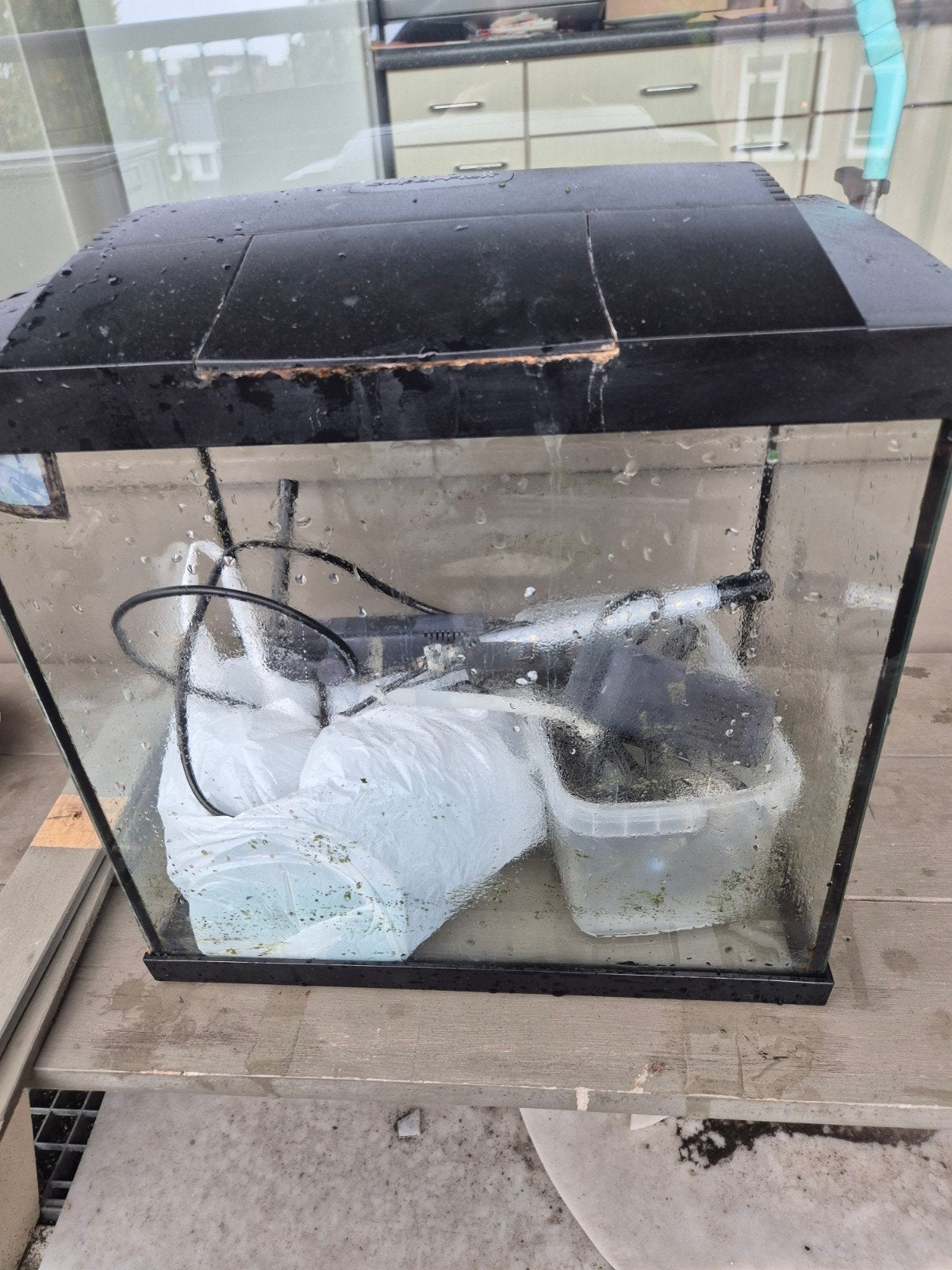 aquarium 30ltr, Ophalen, Zo goed als nieuw, Leeg aquarium, Superfish