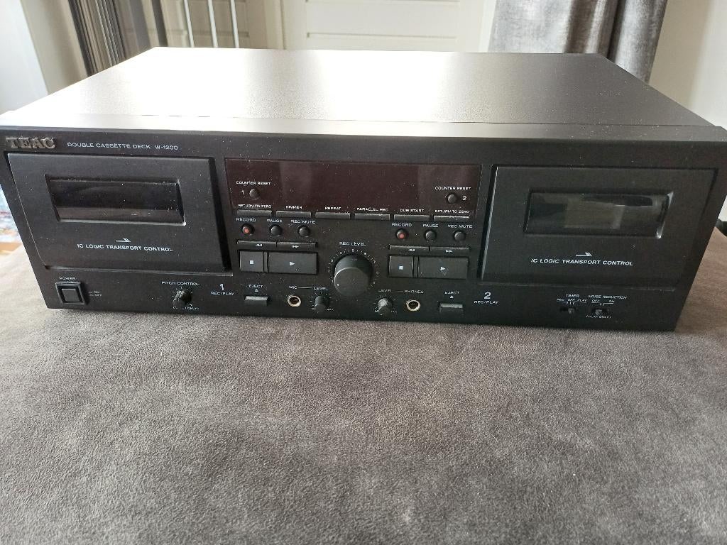 TEAC double cassette deck w-1200, Ophalen, Gebruikt, 2 t/m 25 bandjes