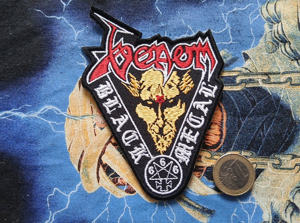Venom prachtige  embroidered black metal patch v17  metal, Ophalen of Verzenden, Nieuw, Kleding