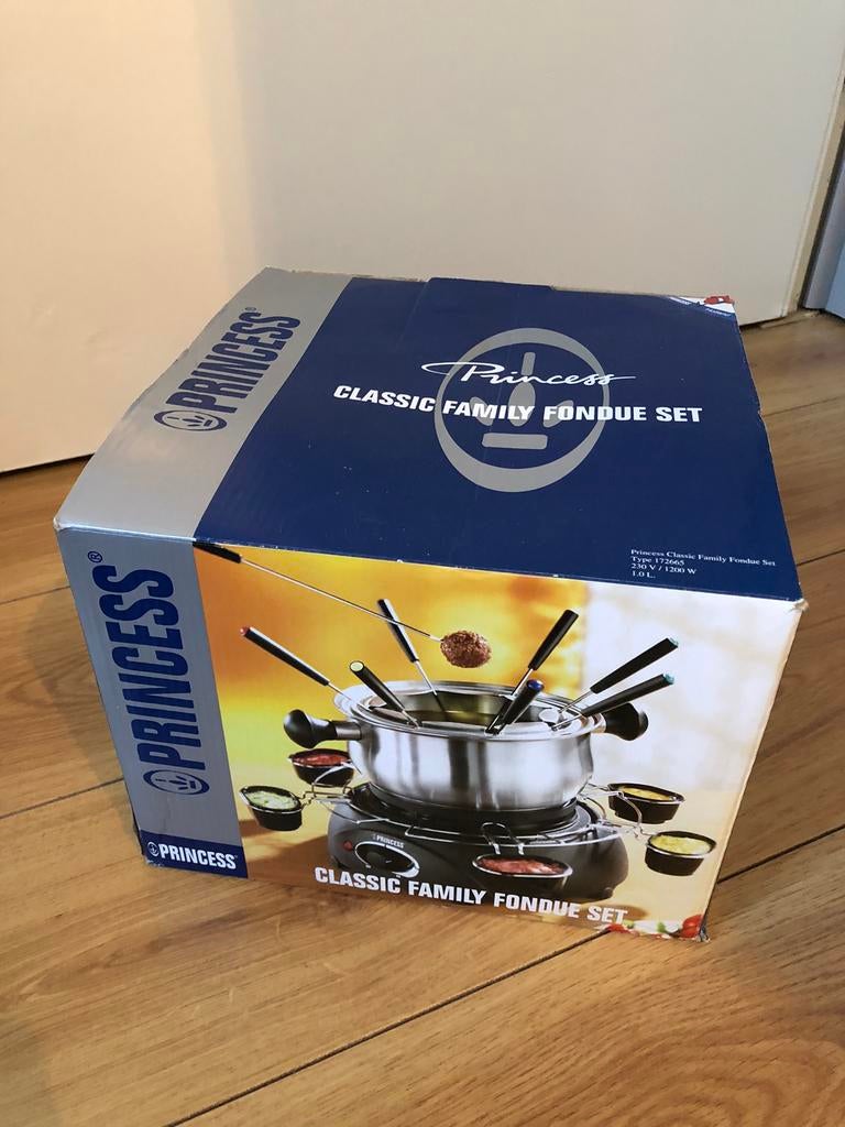 Princess family fondueset, Ophalen of Verzenden, Zo goed als nieuw, Elektrisch, Fondueset