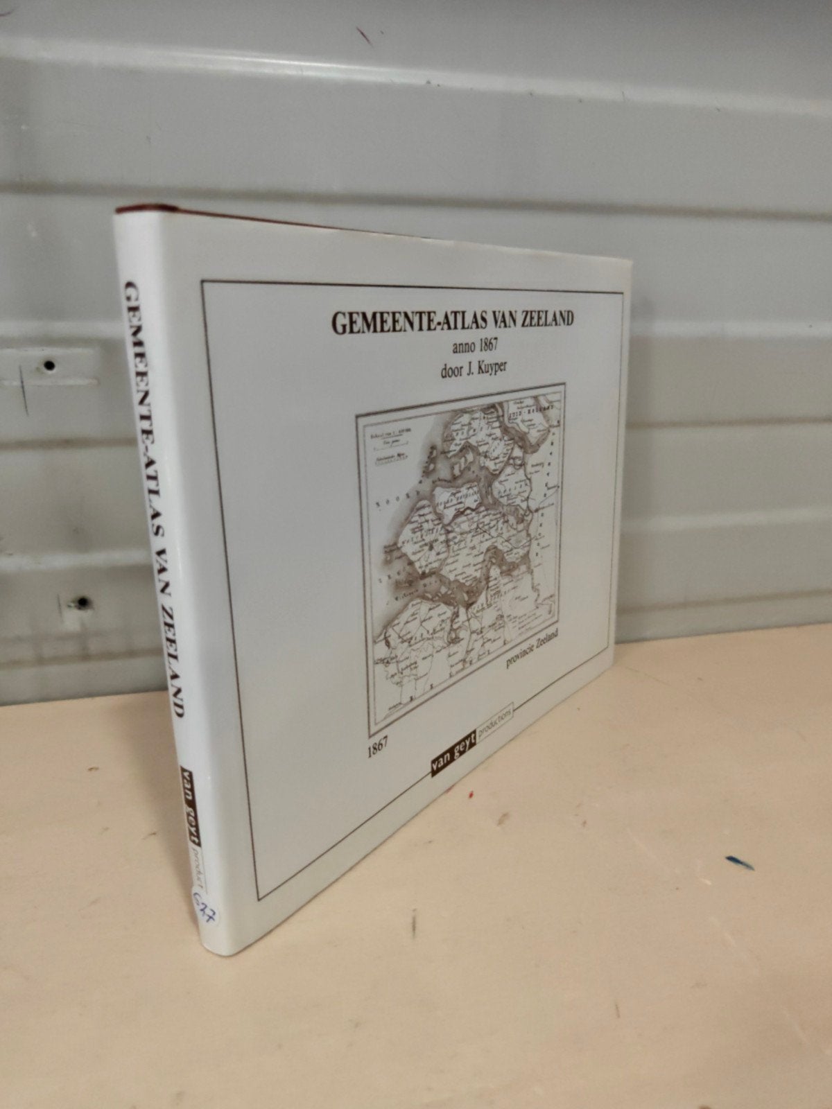 Nr. 627 J. Kuyper. Gemeente-atlas van Zeeland anno 1867, Ophalen of Verzenden, Gelezen, J. Kuyper