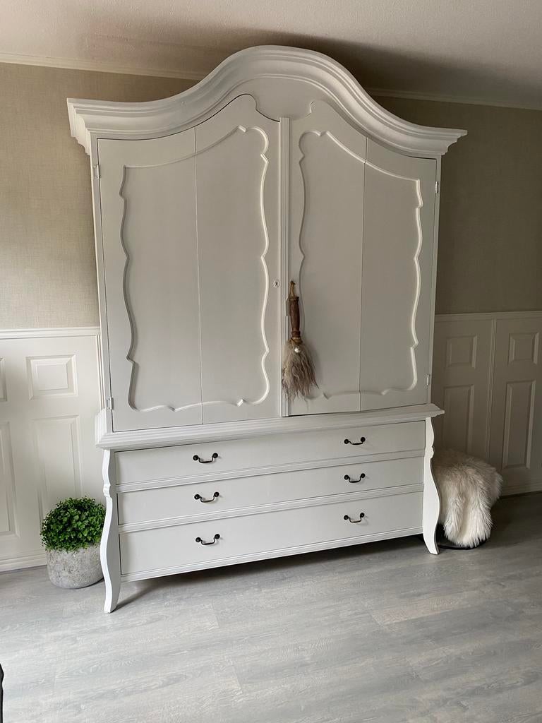 Brocante kast, Ophalen, Gebruikt, 25 tot 50 cm, 200 cm of meer