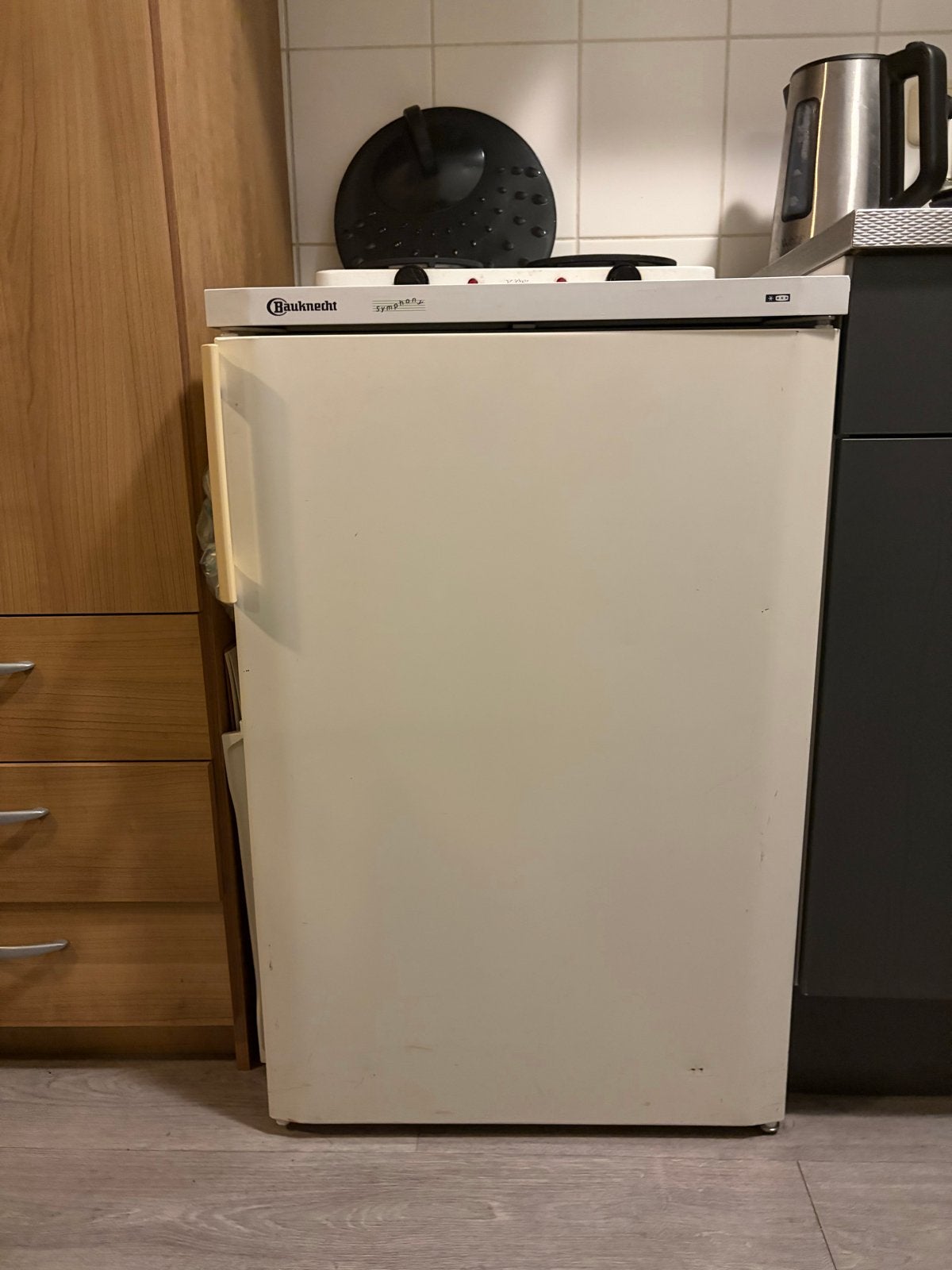 Bauknecht koelkast met vriesvak - compact en functioneel, Gebruikt, 100 tot 150 liter, 45 tot 60 cm, Met vriesvak