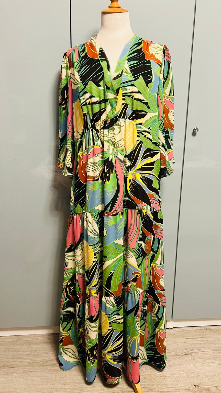 Marccain maxi jurk maat N4 / 38-40, Kleding | Dames, Maat 38/40 (M), Overige kleuren, Verzenden, Zo goed als nieuw