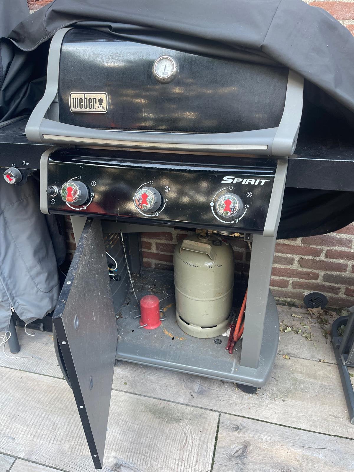 Gebruikte gasbbq van Weber, Ophalen, Gebruikt