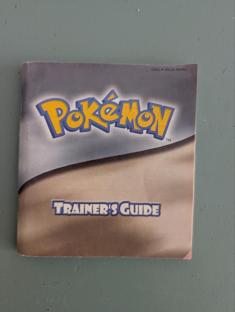 Handleiding Pokémon Goud & Zilver (NL/EN), Spelcomputers en Games, Games | Nintendo Game Boy, Gebruikt, 1 speler, Ophalen of Verzenden