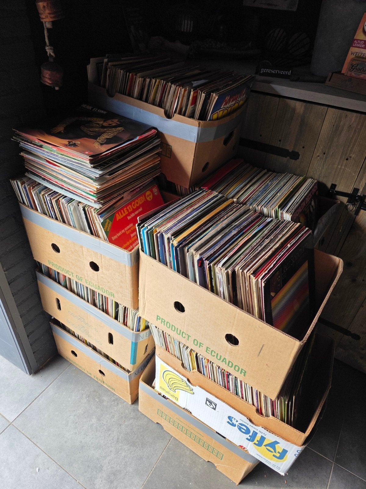 Partij LP's (circa 2000 stuks), Ophalen, Gebruikt, Overige formaten, LP