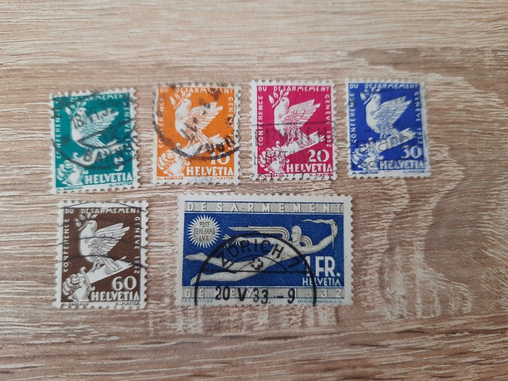 Zwitserland, Verzenden, Gestempeld