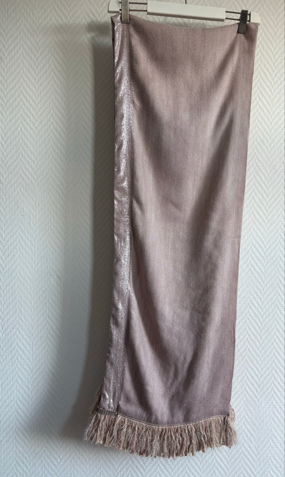 Mucho Gusto Sjaal met franjes en glitter, Verzenden, Nieuw, Maat 38/40 (M), Sjaal