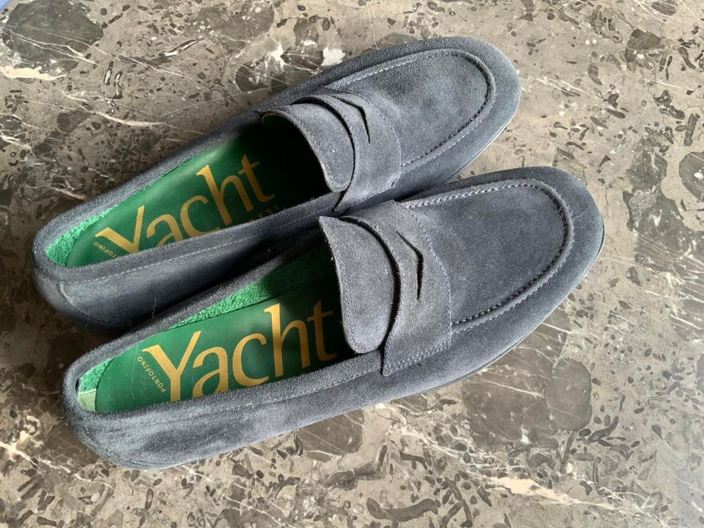 Fratelli Rossetti Yacht Loafers - Maat 8, Kleding | Heren, Ophalen of Verzenden, Gedragen, Blauw, Loafers