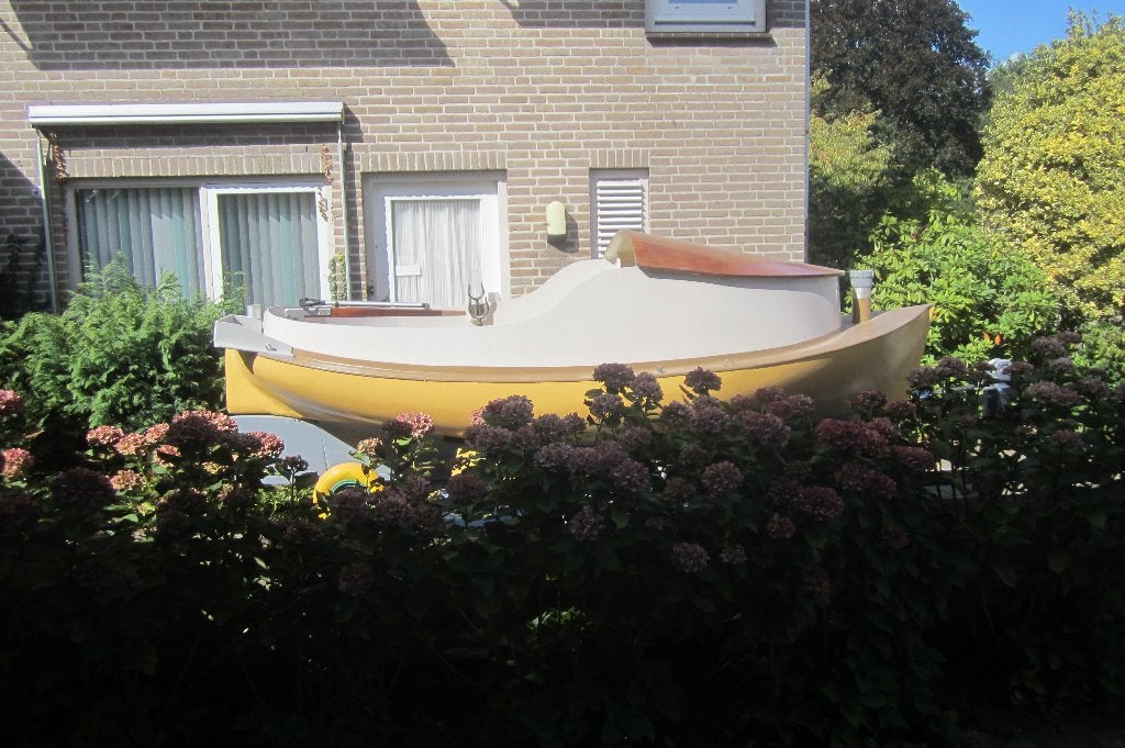 sloepje, roeibootje , zeilbootje met trailer, 4 m, Overige typen, Polyester, Vaste kiel