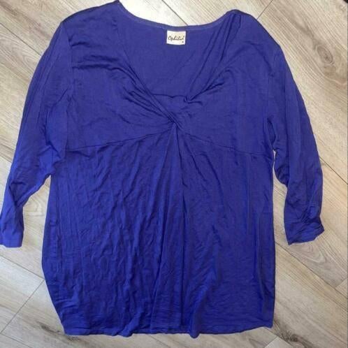 Ophelia ophilia 4 48 50 paars blauw jurk jurkje paarse blauw, Kleding | Dames, Overige kleuren, Verzenden, Maat 46/48 (XL) of groter