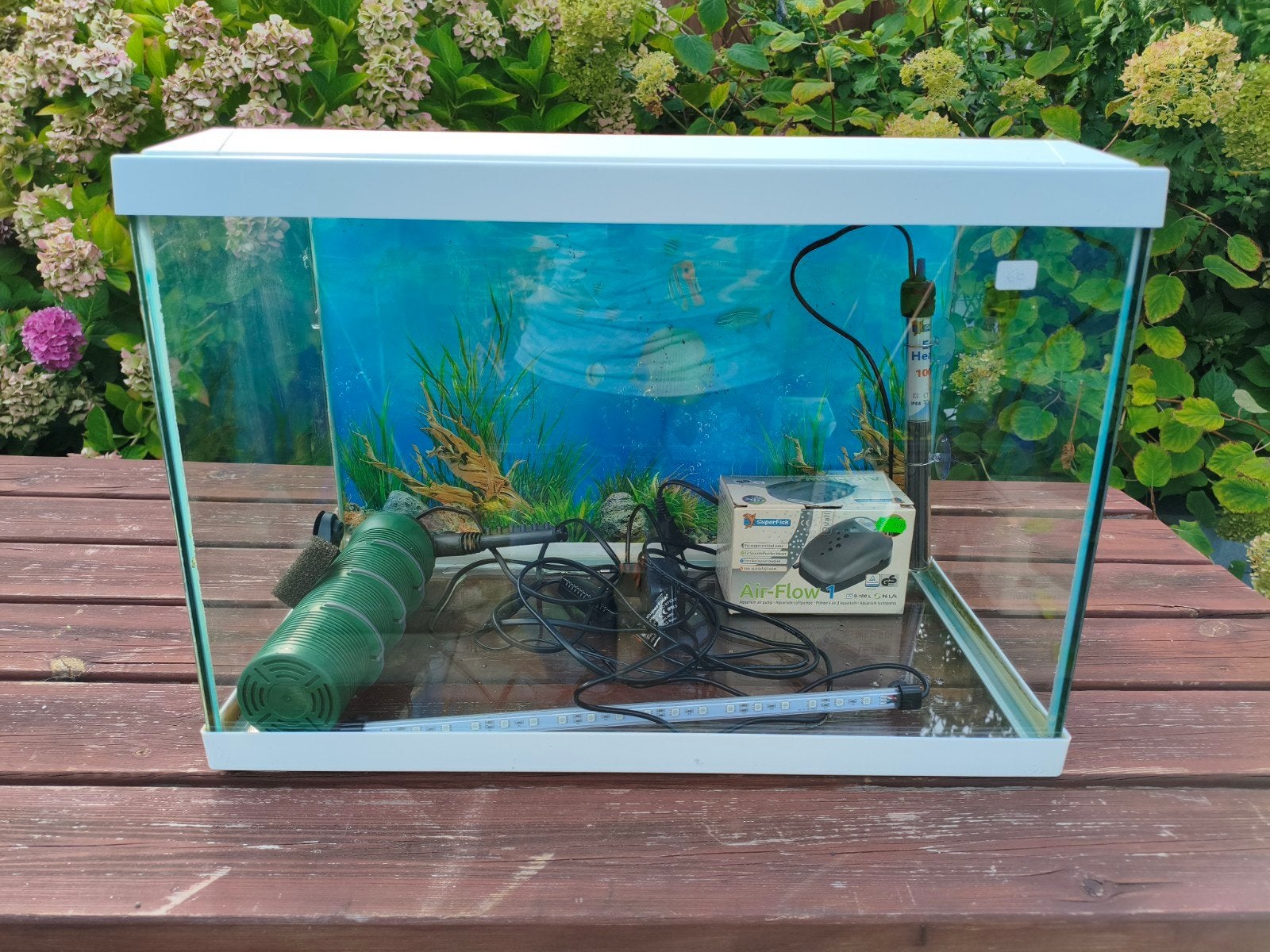 Superfish aqua 70 compleet, Ophalen, Inclusief deksel, Zo goed als nieuw, Leeg aquarium