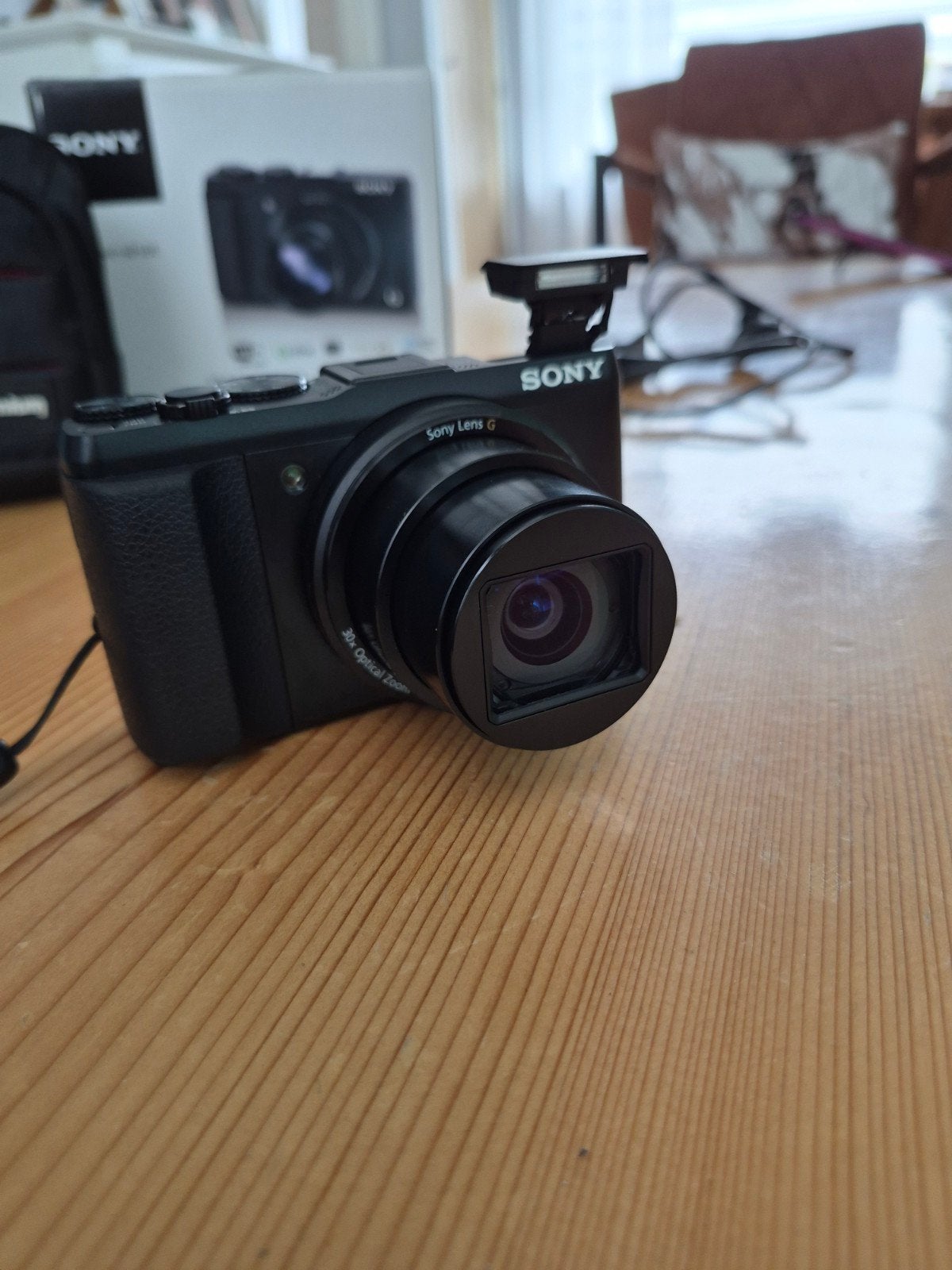 Sony Cybershot DSC-HX50- Compactcamera met 30x zoom, Audio, Tv en Foto, Fotocamera's Digitaal, Ophalen, Beeldstabilisatie, Zo goed als nieuw