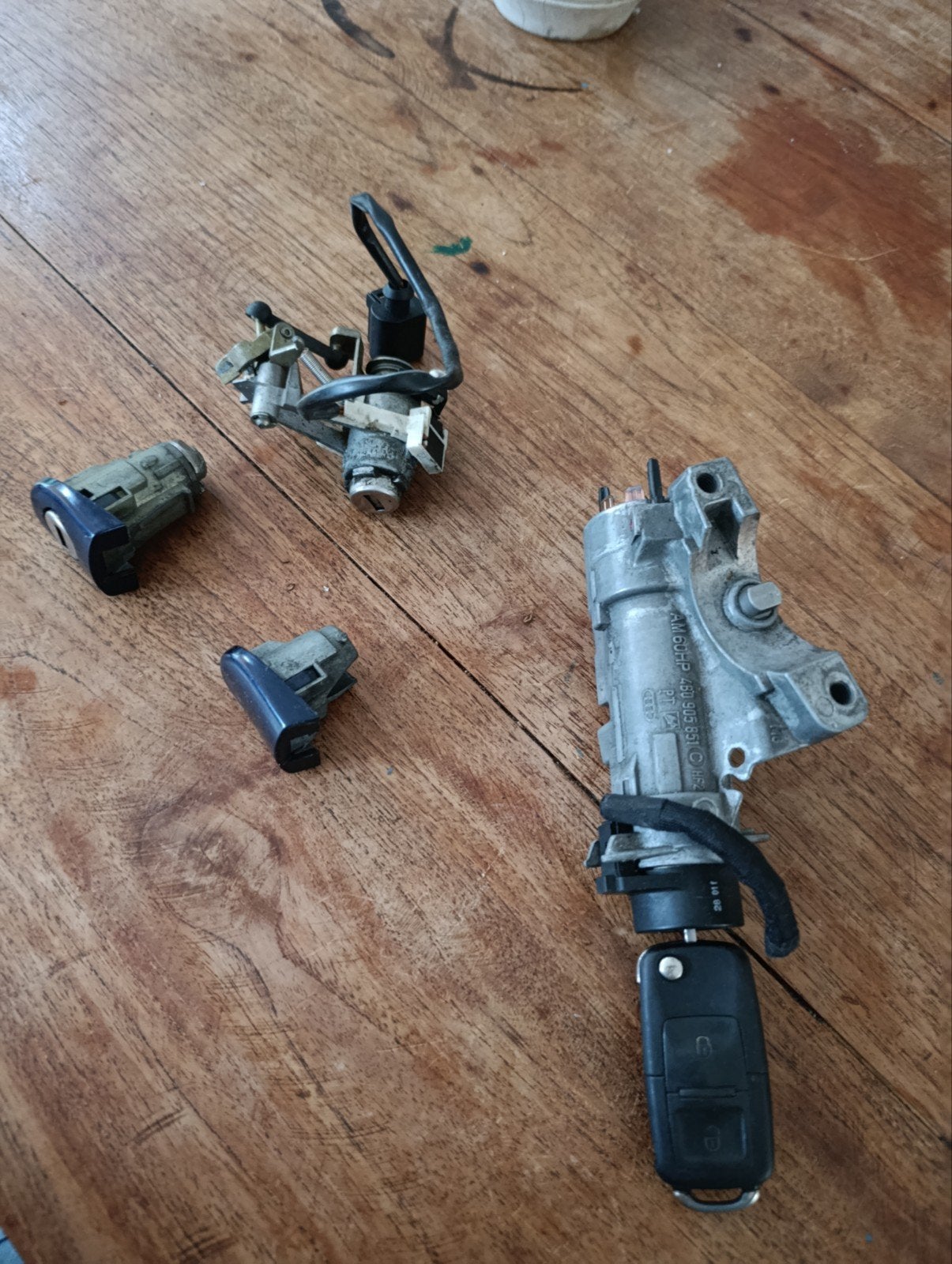 Contactslot, +ecu+sleutel, deursloten,klepslot Golf 4 3-deur, Auto-onderdelen, Ophalen of Verzenden, Gebruikt, Volkswagen