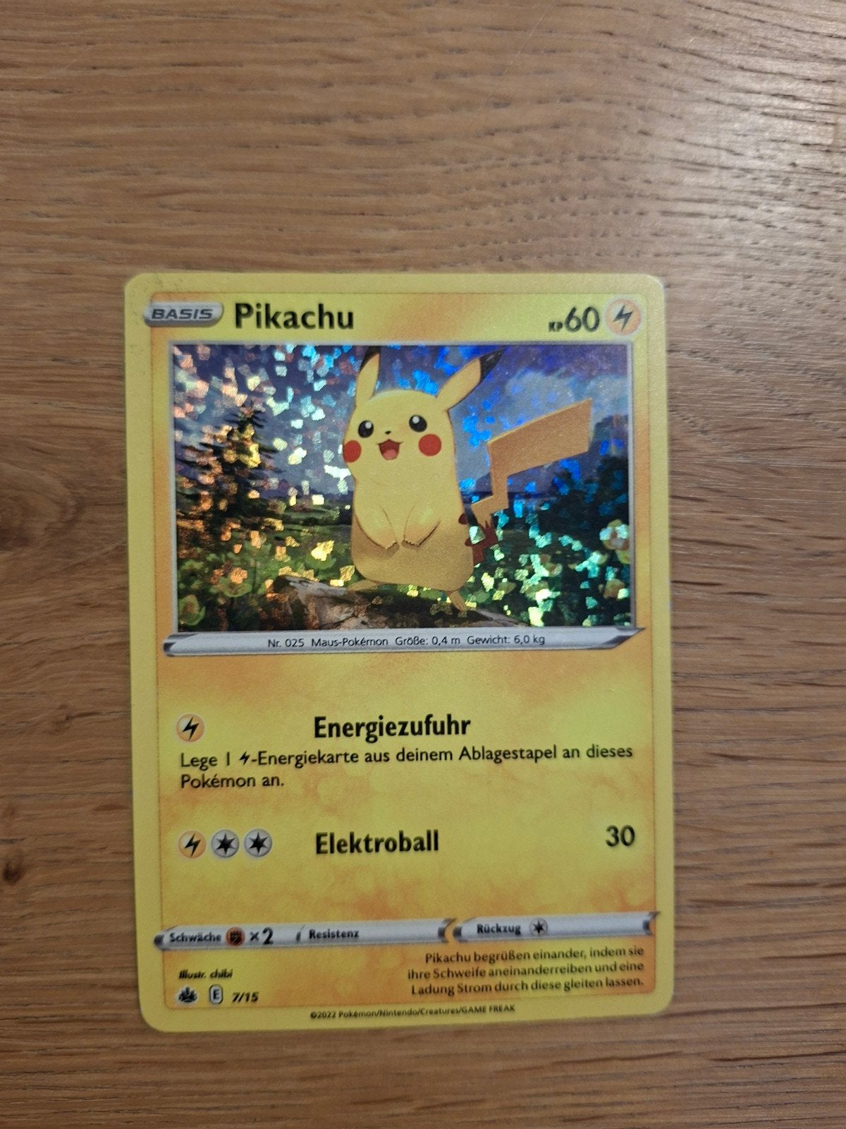 Pikachu mcdonalds 2022 Duits, Ophalen, Zo goed als nieuw, Losse kaart