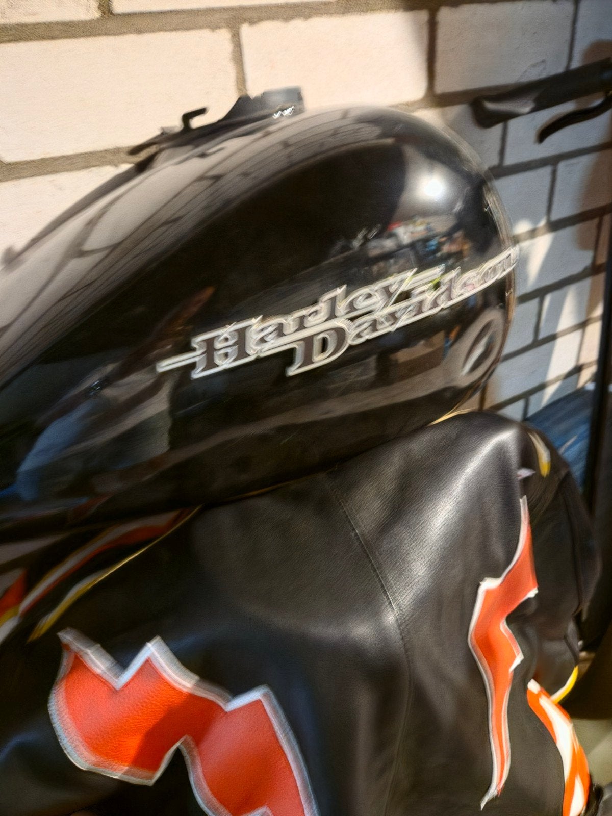 Harley Davidson halve tank voor mancave decoratie, Motoren, Ophalen of Verzenden, Gebruikt