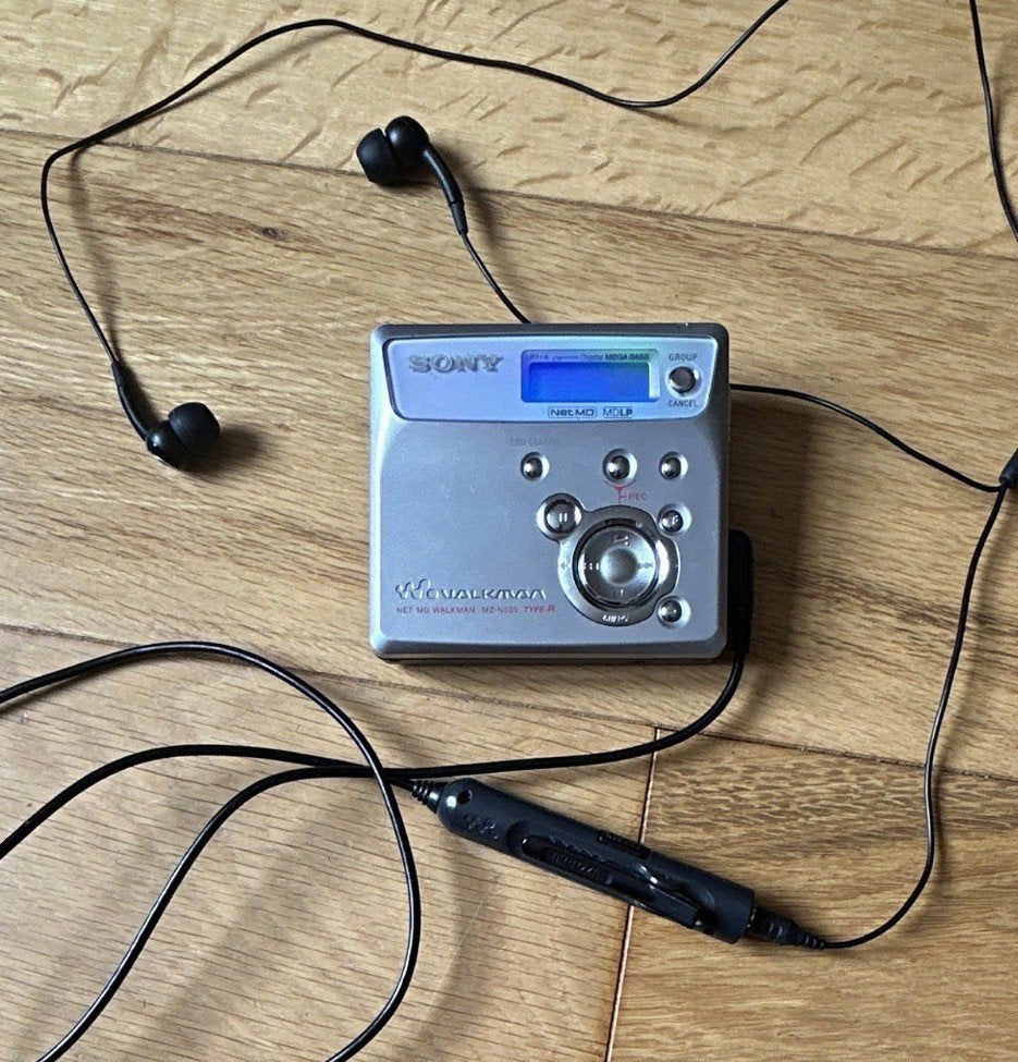 Sony Net MD Walkman MZ-N505, Ophalen, Minidisc-speler