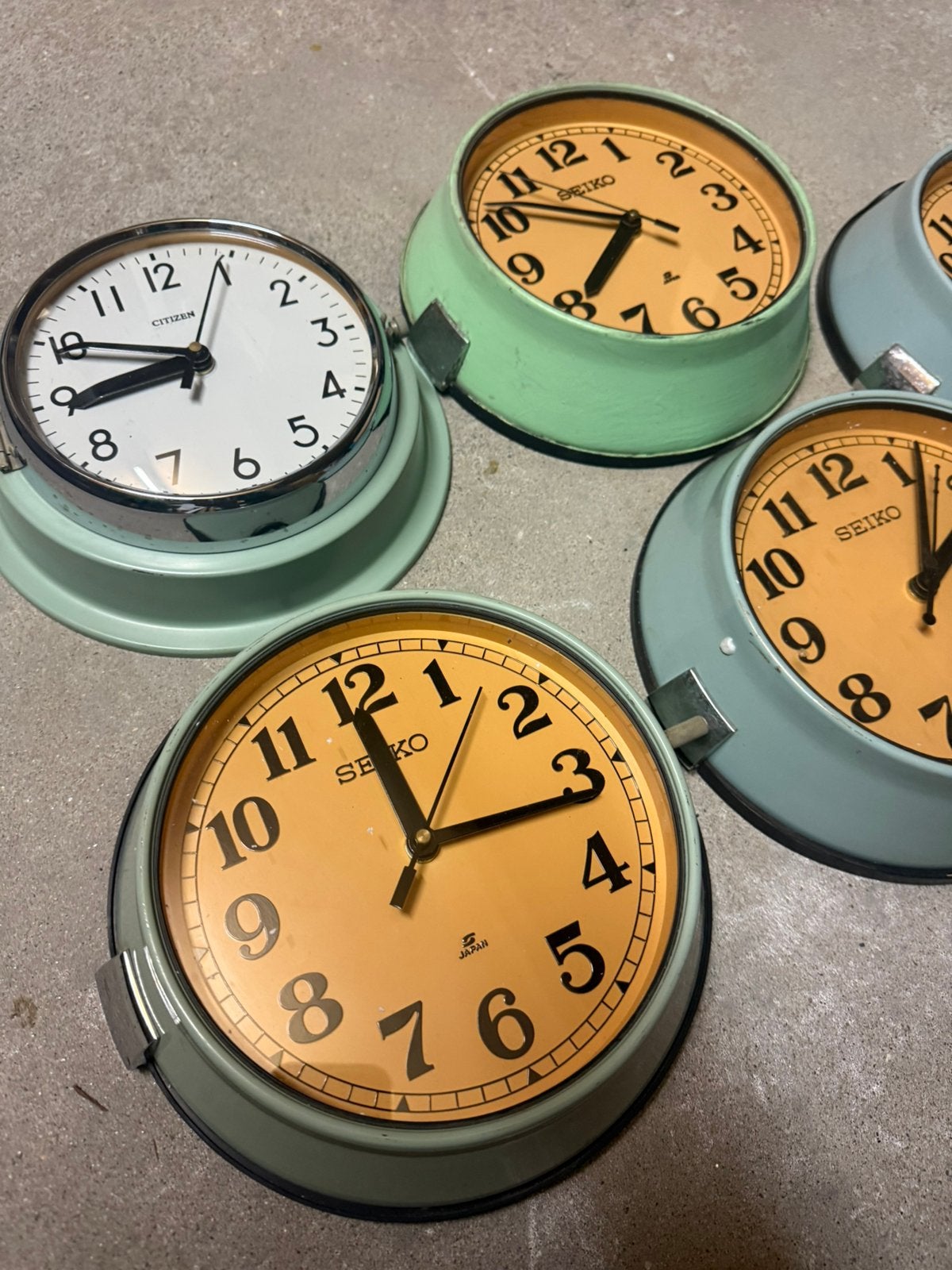 Seiko en Citizen vintage Scheepsklokken - uitstekende staat!, Ophalen of Verzenden