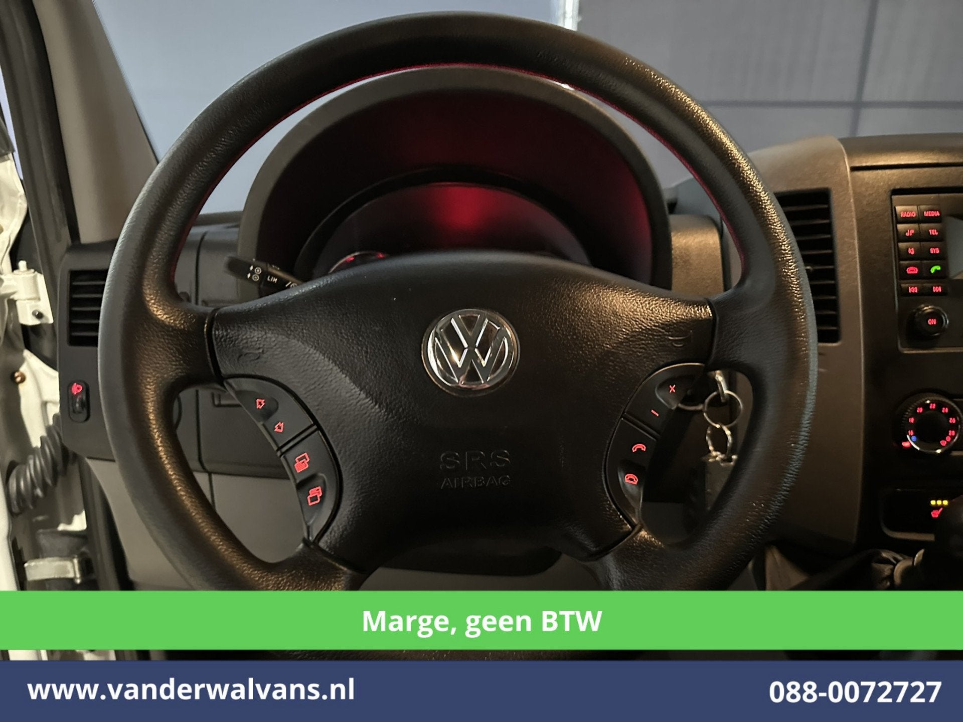 Volkswagen Crafter 2.0 TDI 164pk *MARGE, geen BTW* L2H2 Inri, Euro 5, Gebruikt, Zwart, 4 cilinders