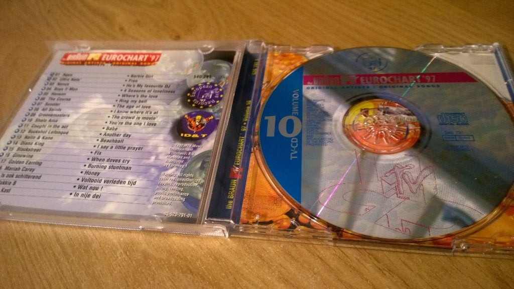 The Braun MTV Eurochart '97 - Volume 10, Cd's en Dvd's, Cd's | Verzamelalbums, Ophalen, Gebruikt, Pop