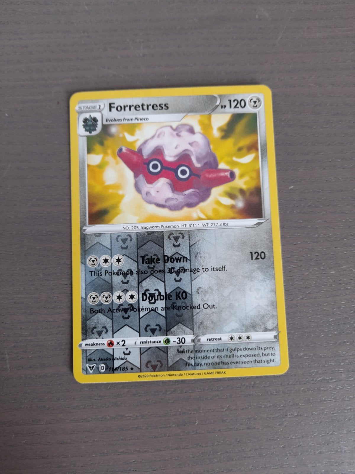 vivid voltage 114/185 forretress reverse, Hobby en Vrije tijd, Verzamelkaartspellen | Pokémon, Ophalen of Verzenden, Gebruikt