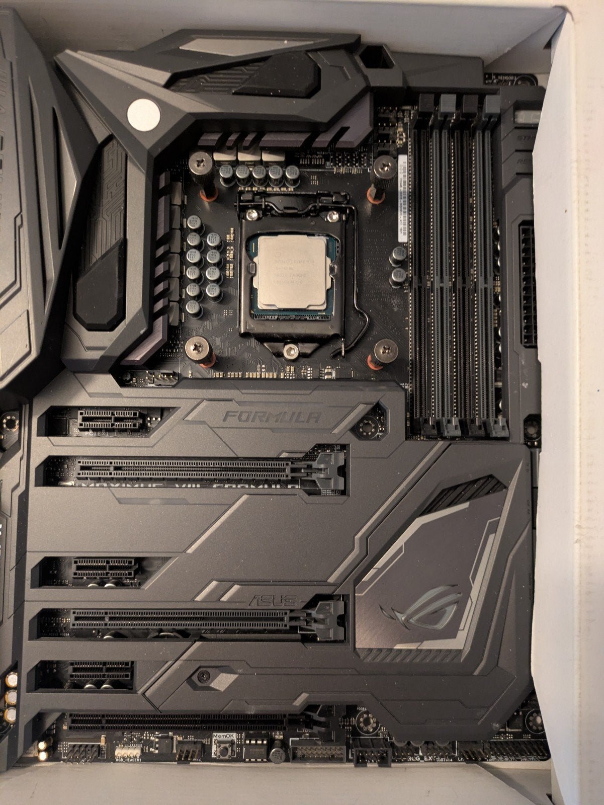 ASUS ROG Maximus IX Formula met Intel Core i5-7600K, Gebruikt, LGA 1151, DDR4, Ophalen of Verzenden