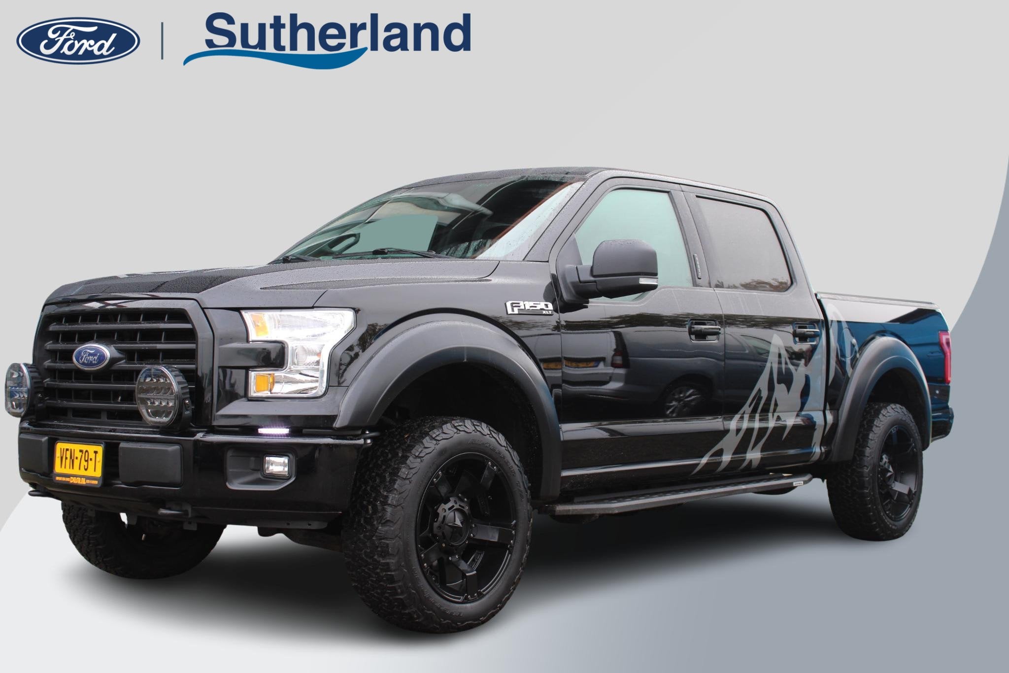 Ford USA F-150 3.5 V6 Ecoboost SuperCrew | LPG | Trekhaak |, Auto's, Ford Usa, Stof, Gebruikt, F-150, Zwart