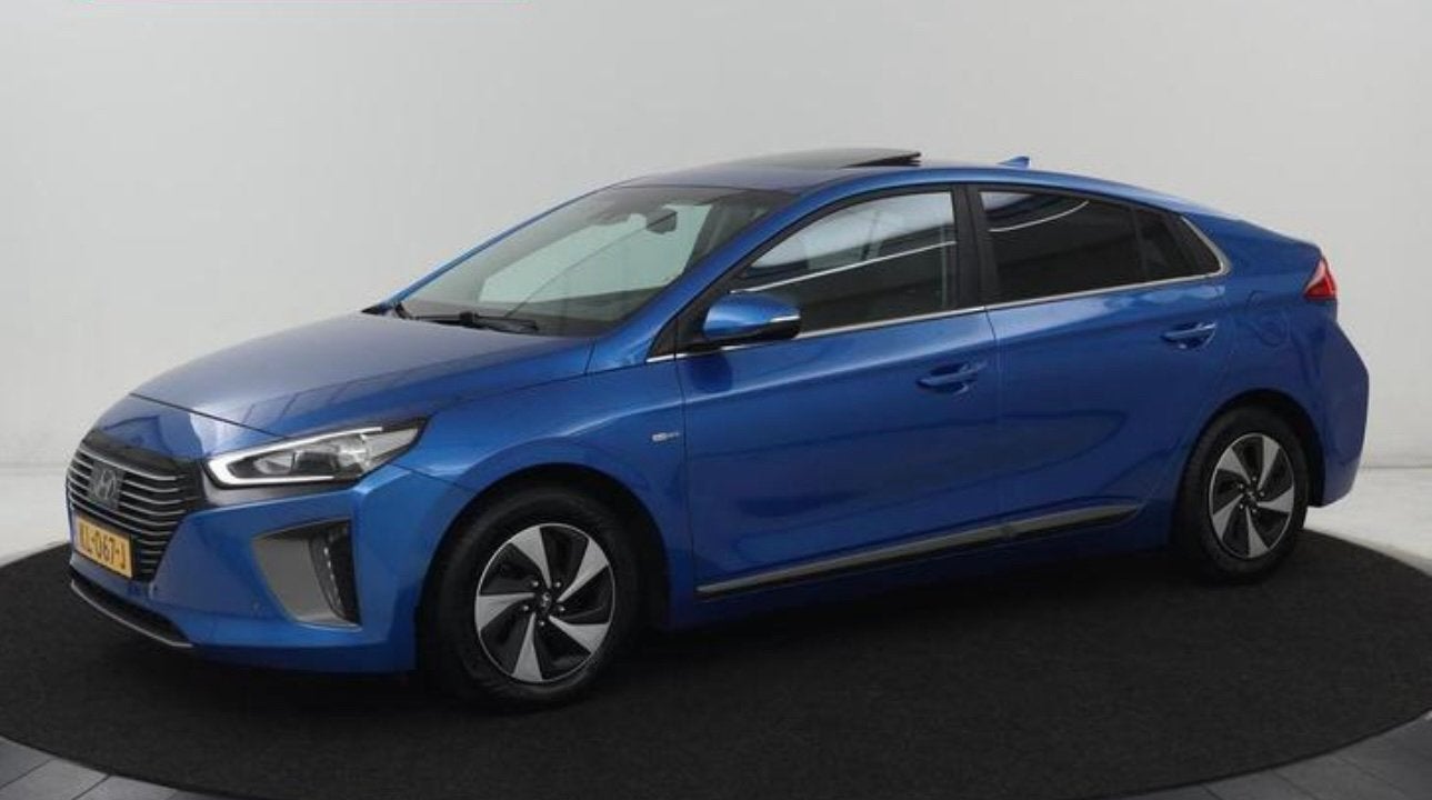 Hyundai IONIQ Hybrid 1.6 GDi First Edition, Auto's, 1345 kg, Blauw, IONIQ, Dealer onderhouden