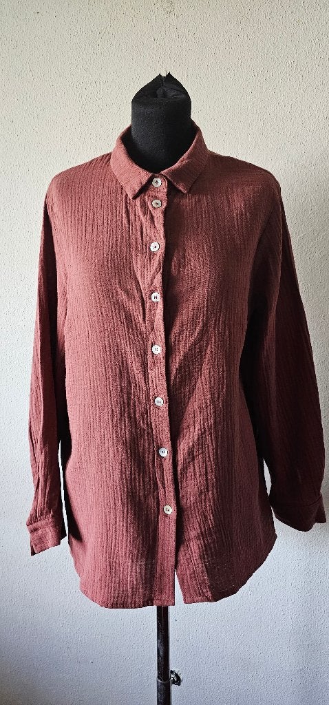 Nukus Blouse Maat M - Zo goed als nieuw (13525), Maat 38/40 (M), Ophalen of Verzenden, Nukus, Gedragen