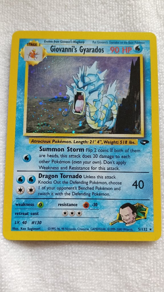 Giovanni's Gyarados, Holo, Ophalen, Zo goed als nieuw, Losse kaart