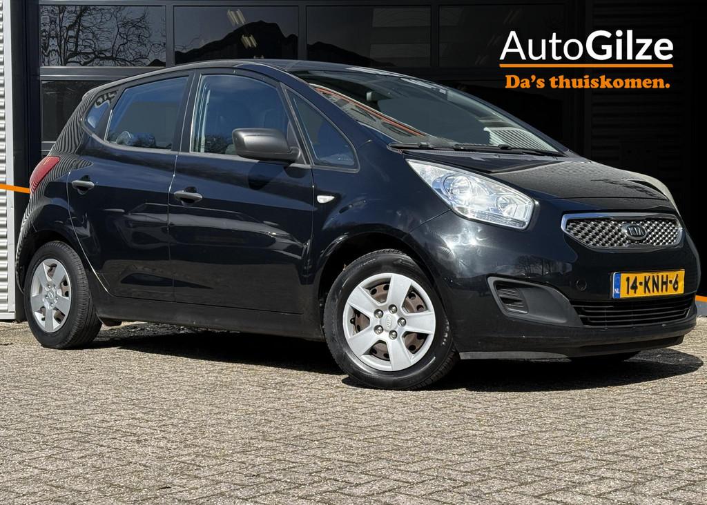 Kia Venga 1.4 CVVT X-tra l Airco l Trekhaak l, Auto's, Voorwielaandrijving, Euro 5, Stof, Gebruikt