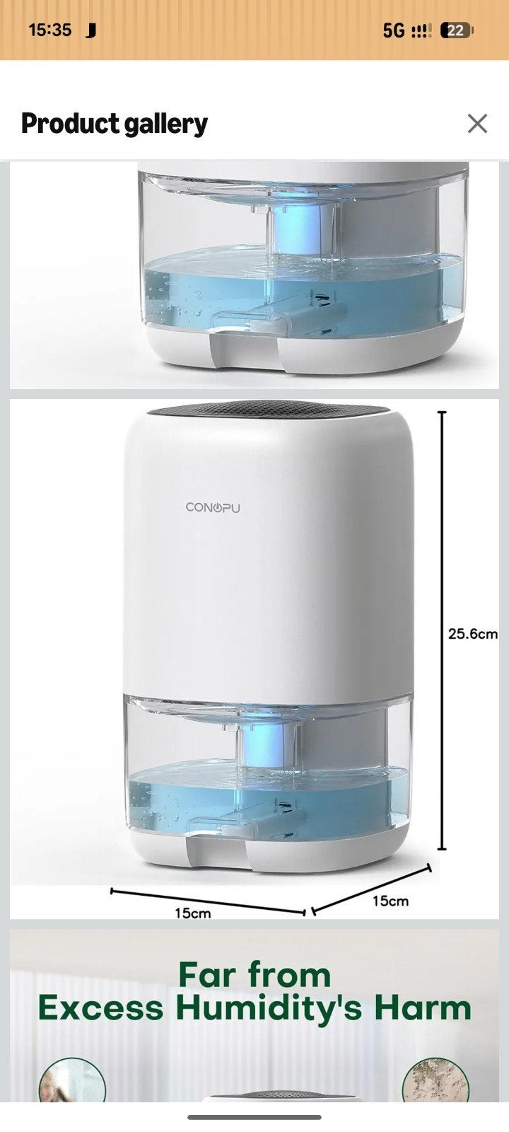 Conopu Dehumidifier with different colours very quiet, Ophalen of Verzenden