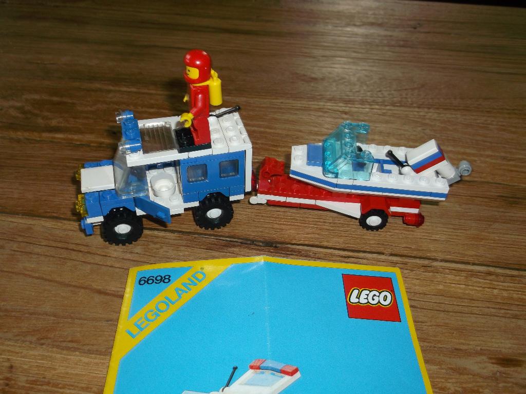lego  6698 RV with Speedboat, Compleet, Gebruikt, Lego, Ophalen of Verzenden