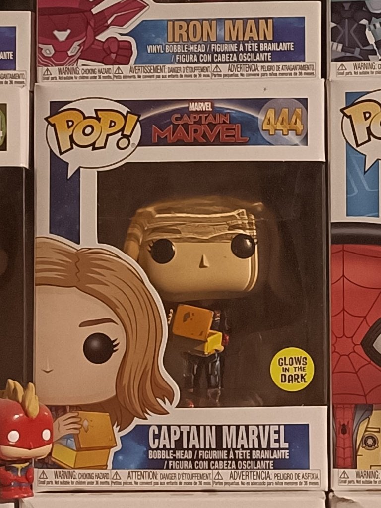 Funko Pop! Captain Marvel 444 Glows in the Dark, Ophalen of Verzenden, Nieuw