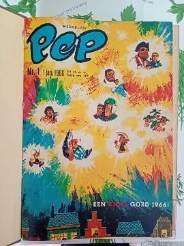 stripboeken pep ingebonden, Complete serie of reeks, Ophalen of Verzenden, Onbekend, Gelezen