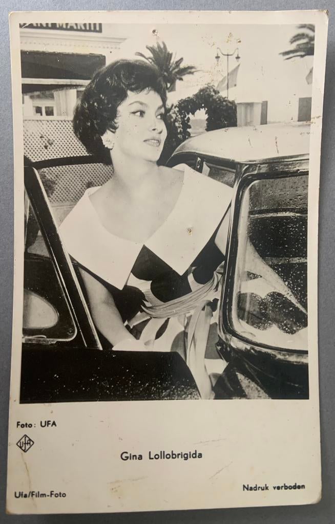 Gina Lollobrigida Itiliaanse actrice, Ophalen of Verzenden, Ongelopen, Sterren en Beroemdheden