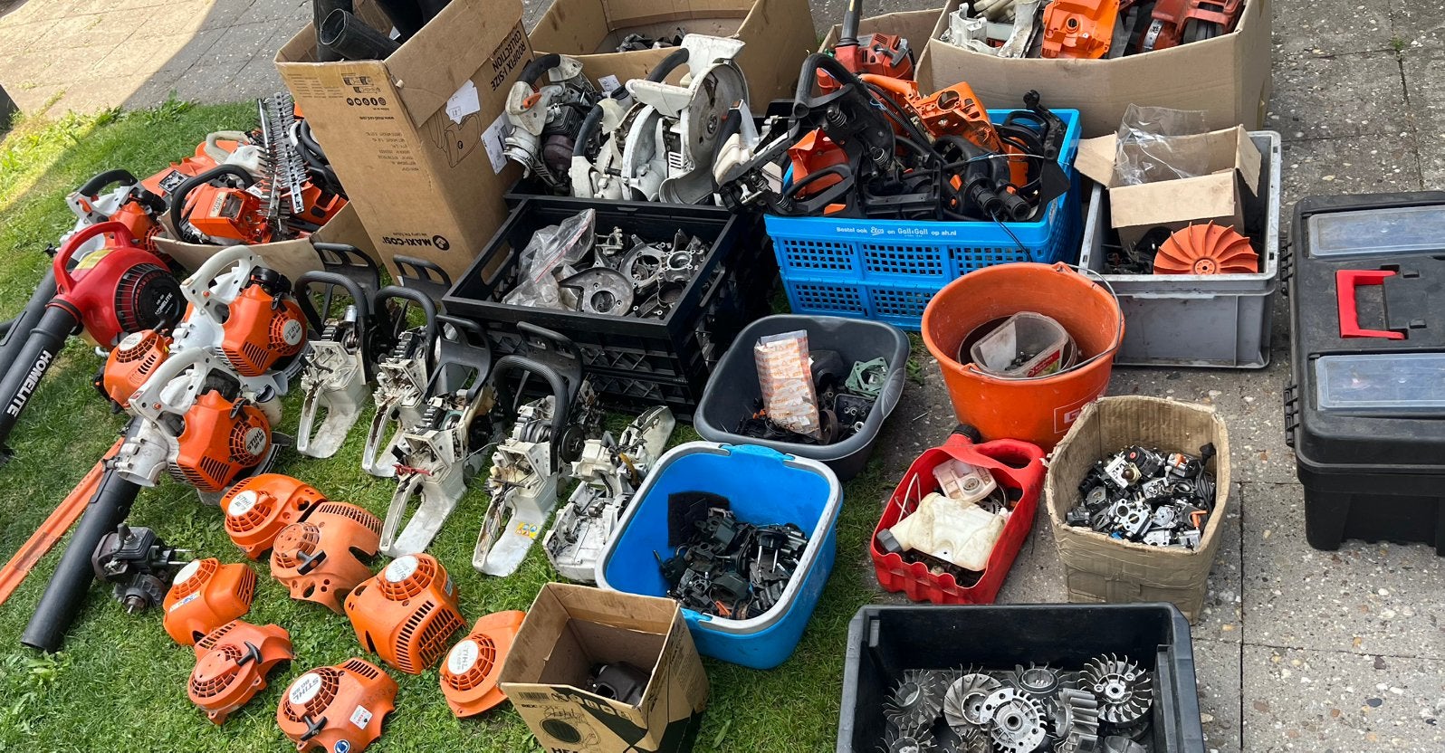 Partij stihl husqvarna, Ophalen of Verzenden, Gebruikt