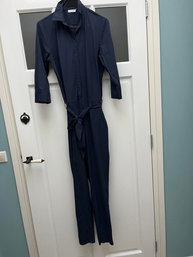 Nicolette Kluijver jumpsuit maat xl blauw, Ophalen of Verzenden, Zo goed als nieuw, Maat 46/48 (XL) of groter, Blauw